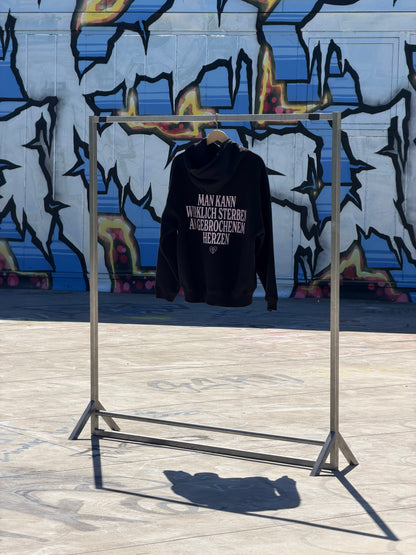 "An dir kaputt" Hoodie Black
