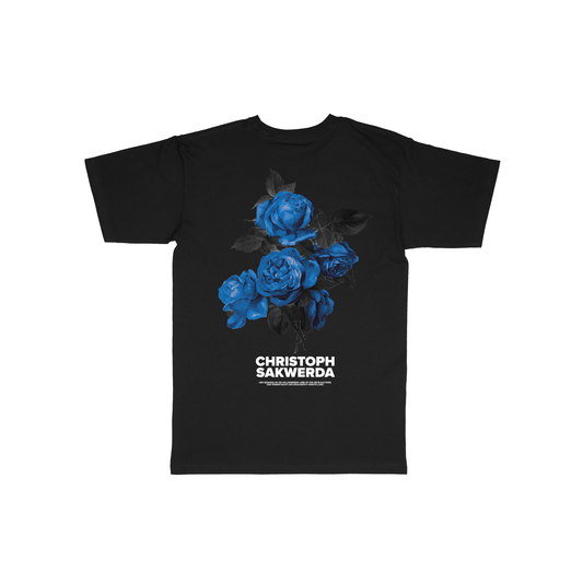 'Blaue Rosen' T-Shirt