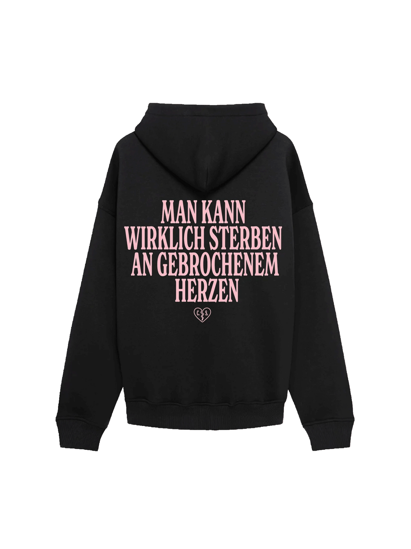"An dir kaputt" Hoodie Black
