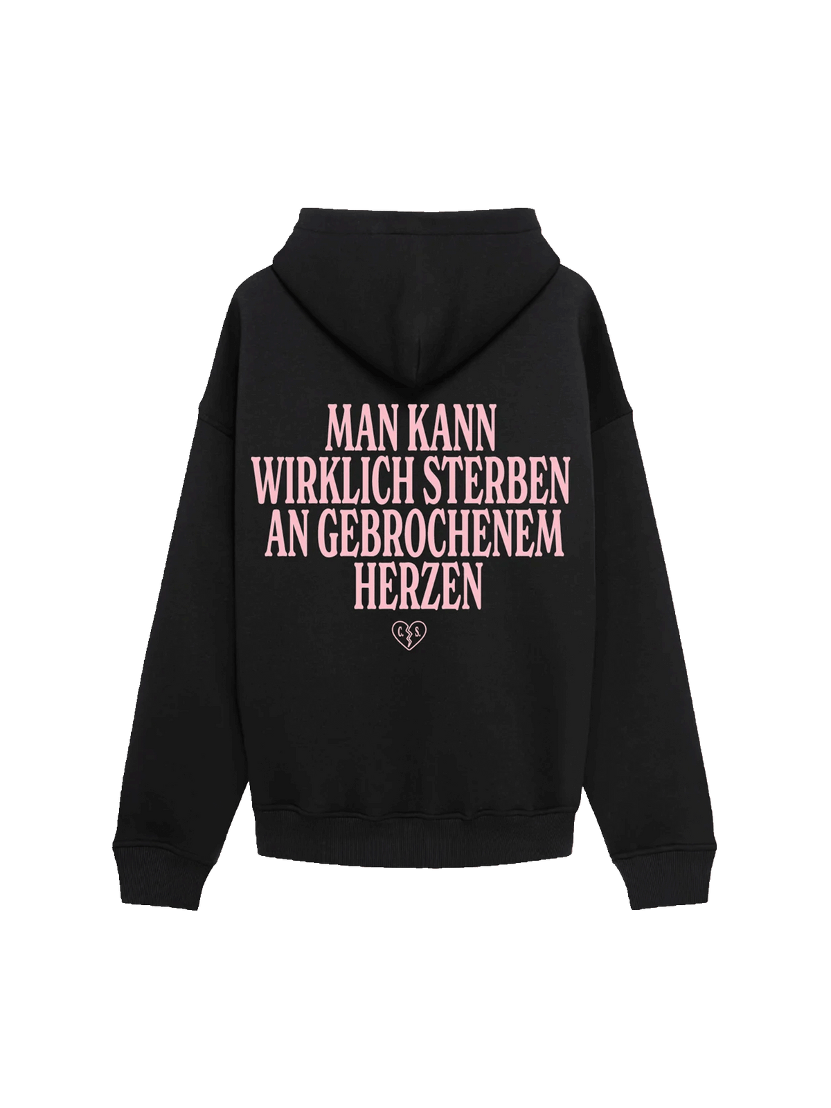 "An dir kaputt" Hoodie Black