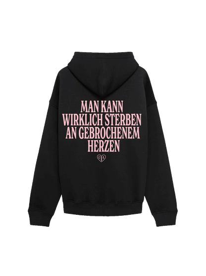 "An dir kaputt" Hoodie Black