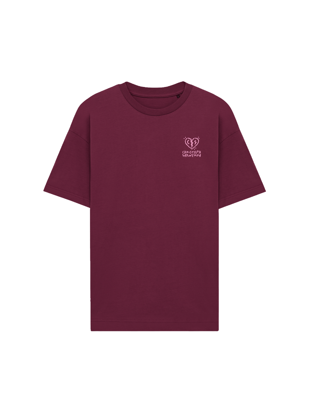 "Keine Zeit zu verlieren" T-Shirt Burgundy
