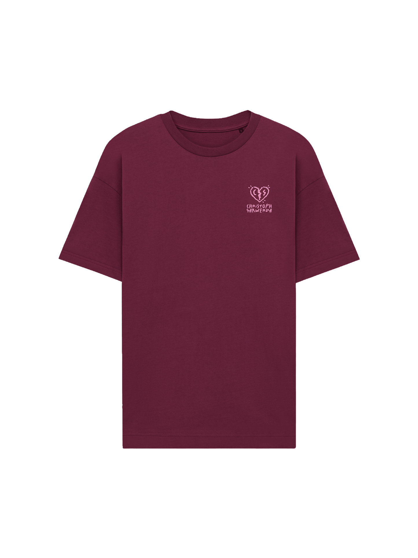 "Keine Zeit zu verlieren" T-Shirt Burgundy